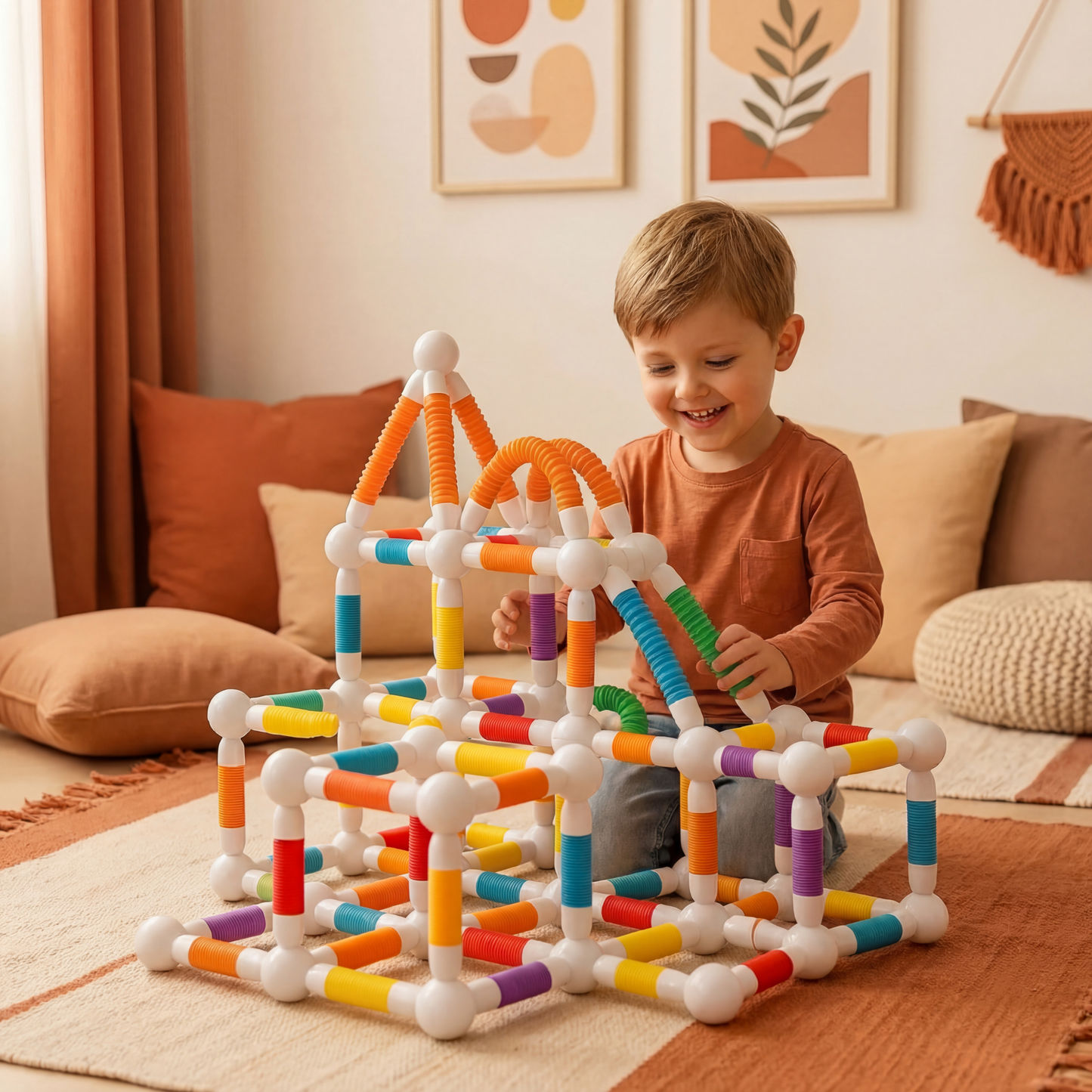 Montessori Malleable Magnetic Building Blocks