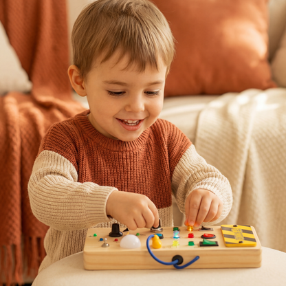Montessori Wooden Activity Board