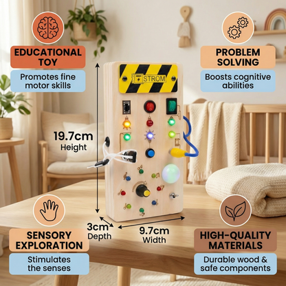 Montessori Wooden Activity Board