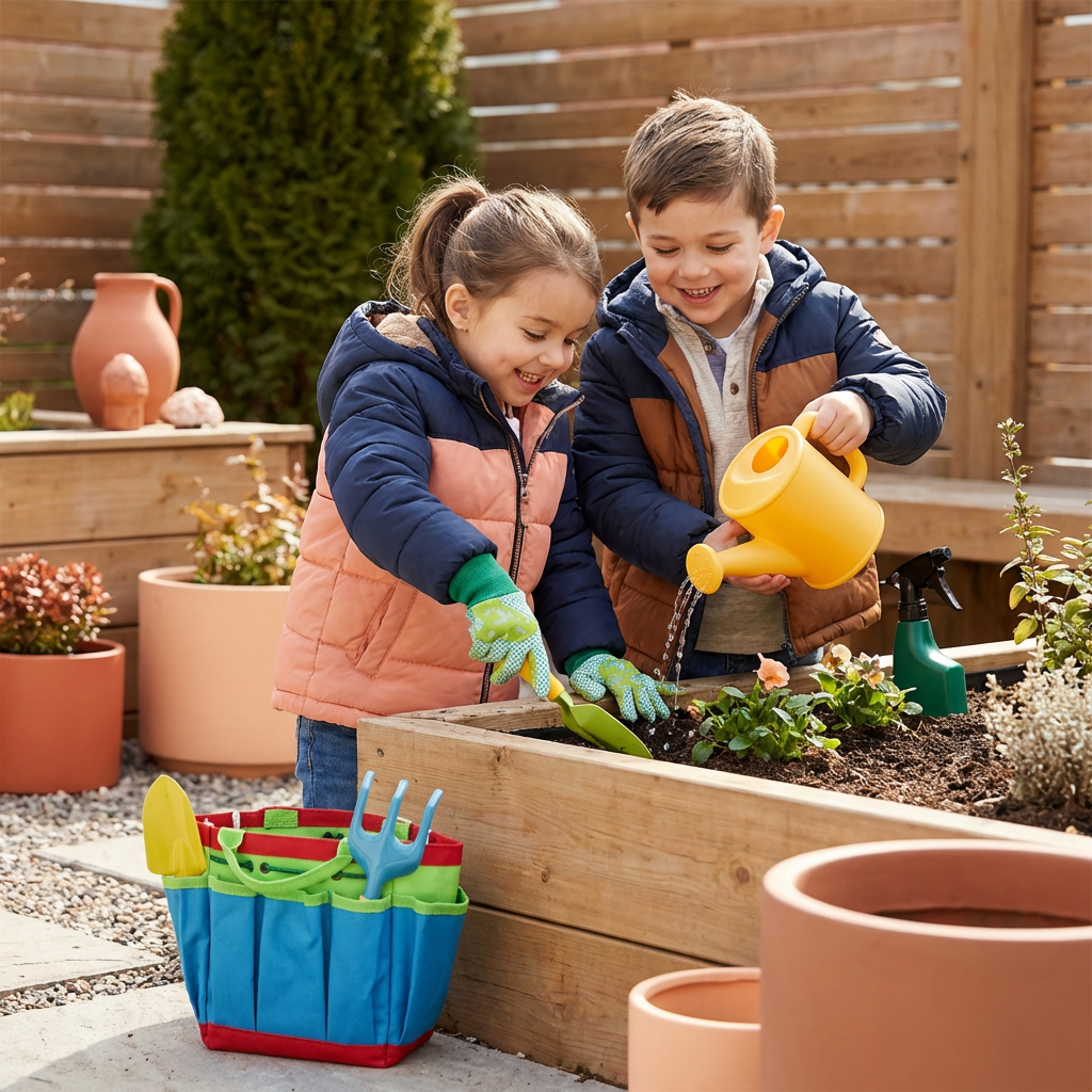 Safe Children's Gardening Tool Set
