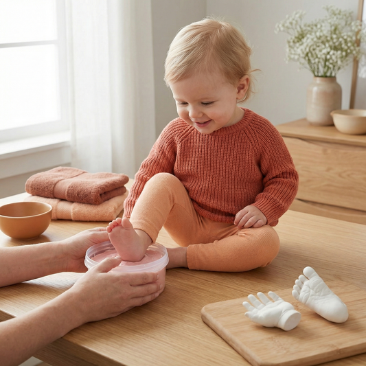 Baby Hand & Footprint Set – Keepsake Set for Newborns & Parents