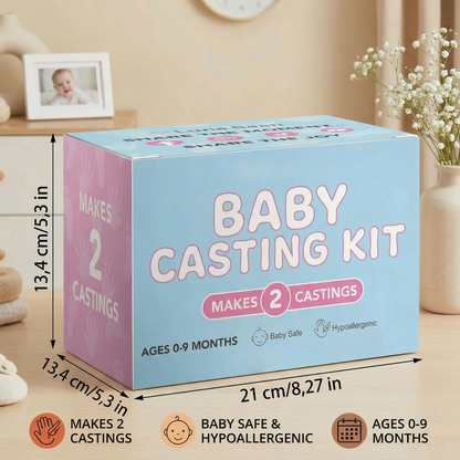 Baby Hand & Footprint Set – Keepsake Set for Newborns & Parents