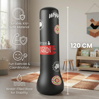Inflatable children's punching bag with water filling