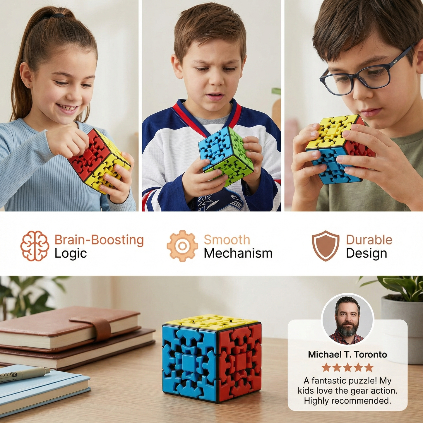 Gear Cube 3×3×3 – Mechanical Logic Game