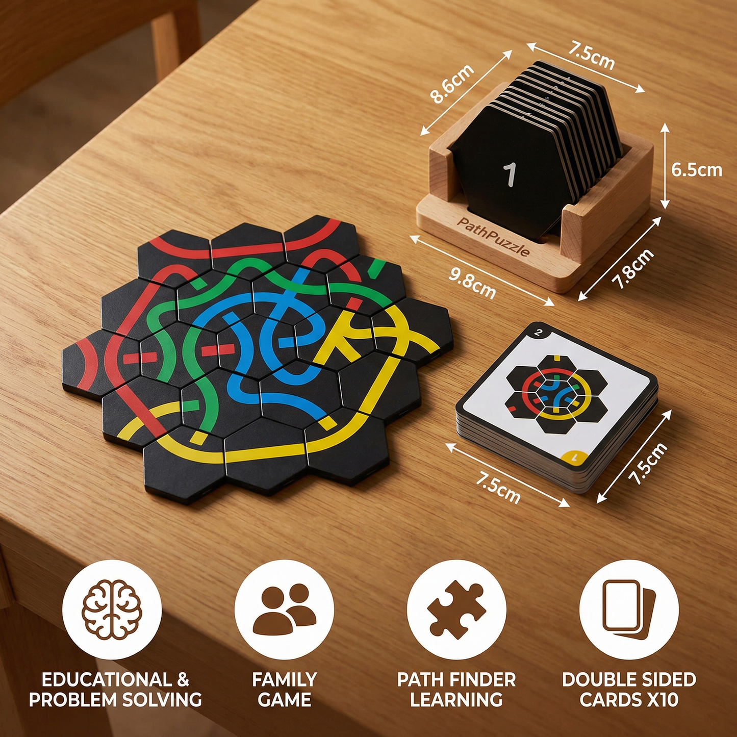 PathPuzzle - Educational Path Finder Learning and Family Game