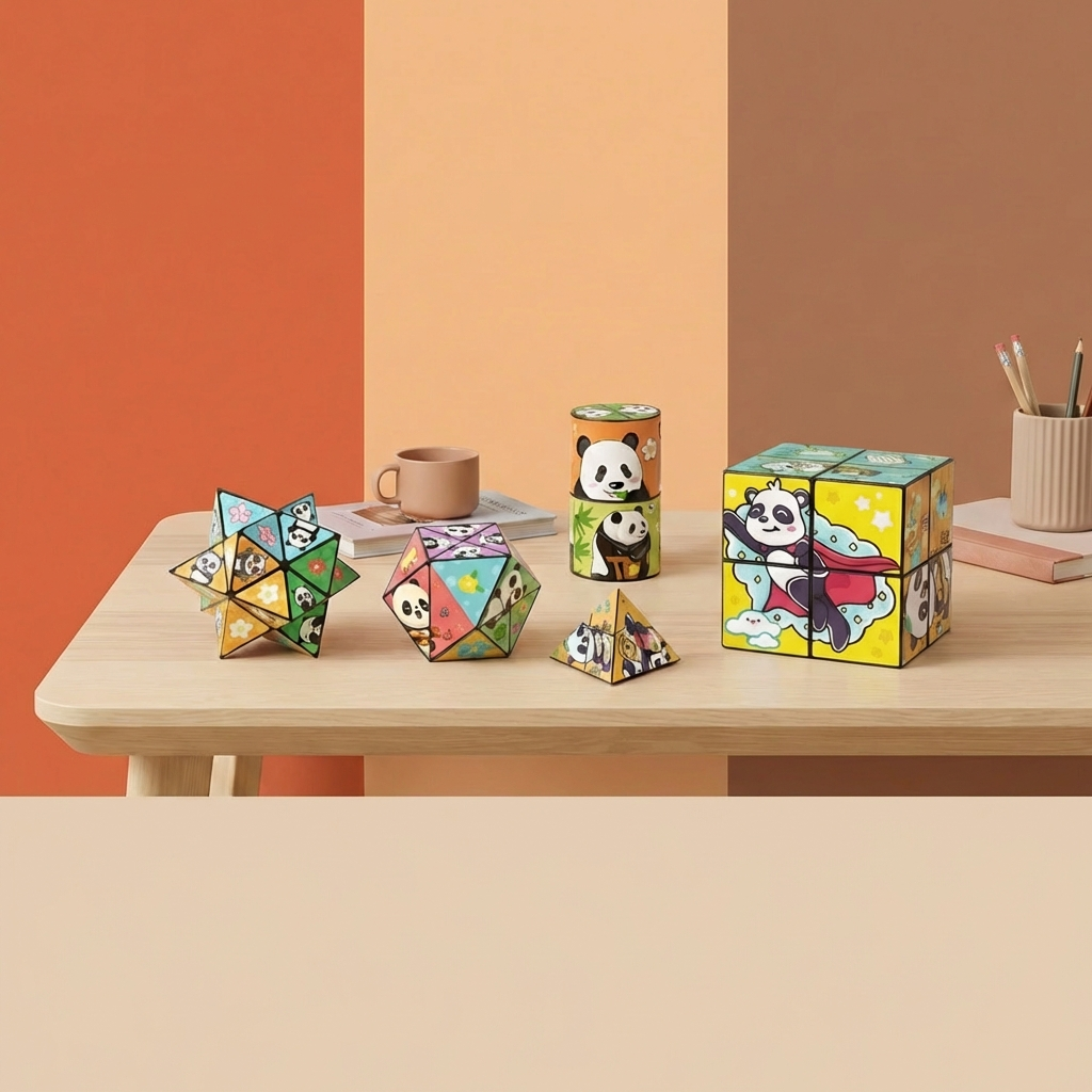 Magic Folding Cube Children's Toy