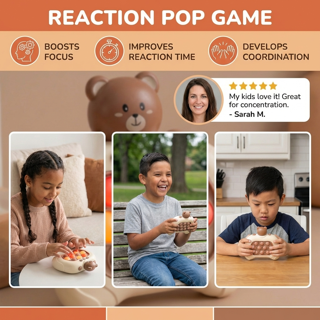 Reaction Popp Game