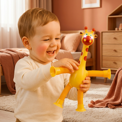 Sensory Suction Cup Giraffe Baby Toy