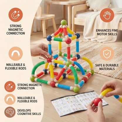 Montessori Malleable Magnetic Building Blocks