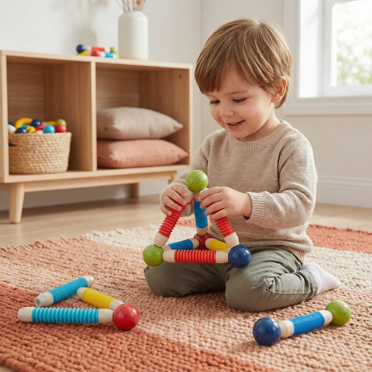 Montessori Malleable Magnetic Building Blocks