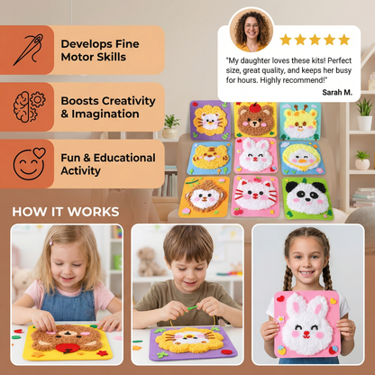 DIY Embroidery Doll Kit