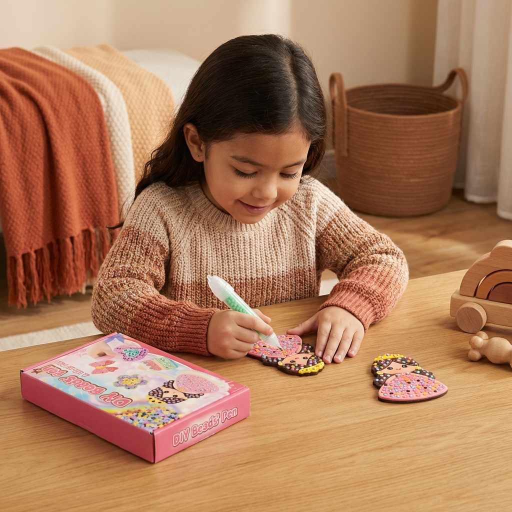 Enchanting Bead Painting – DIY Set for Children