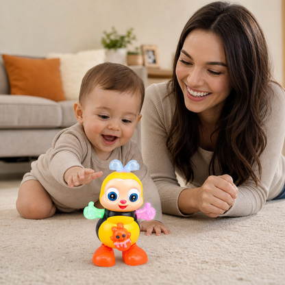 Musical Dancing Bee Toy with Lights and Music