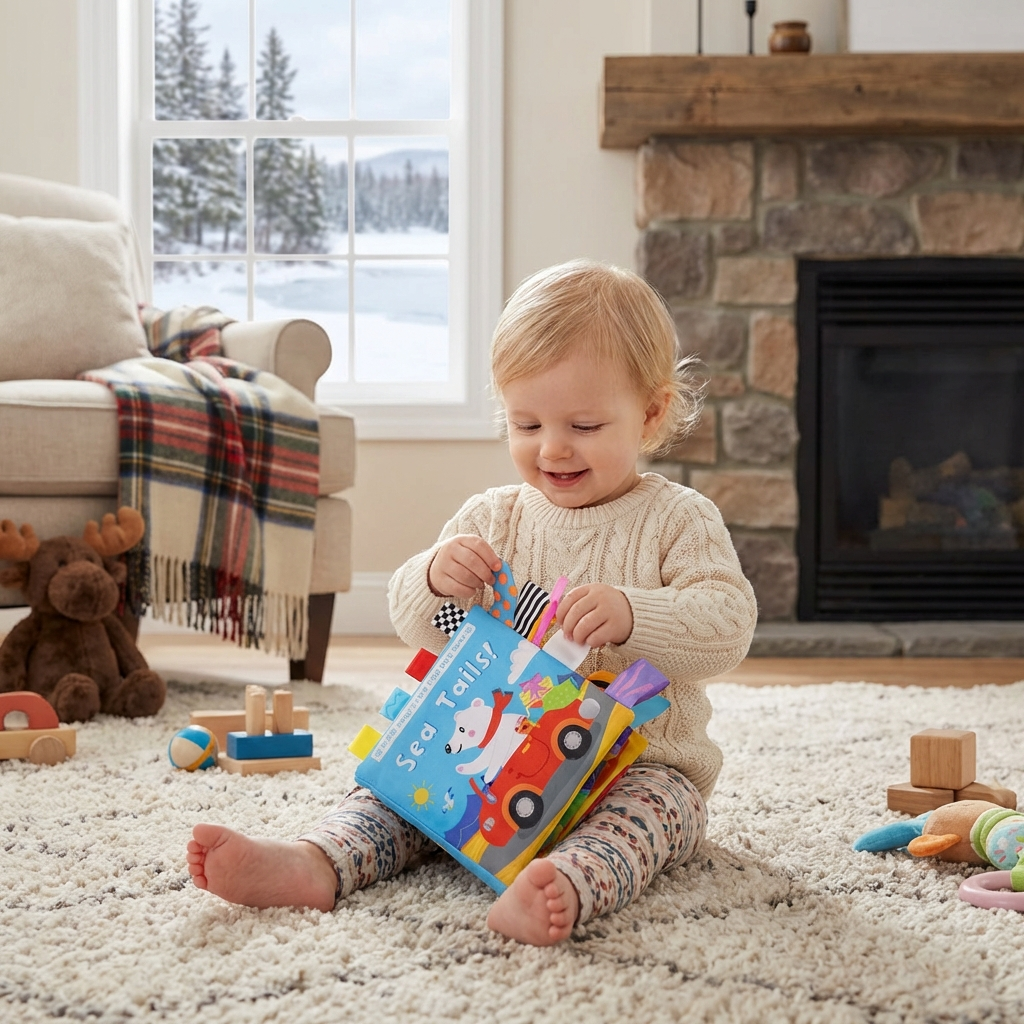 Sensory Crinkle Storybook for Toddlers
