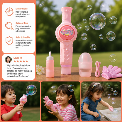Interactive Bubble Ball Racket Toy for Kids