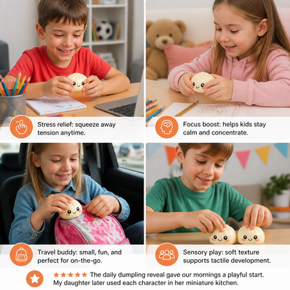 Dumpling Squishy Advent Calendar with Mystery Fidget Surprises