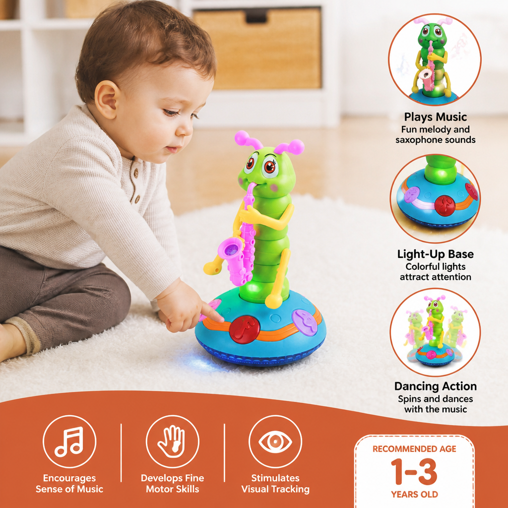 Dancing Saxophone Caterpillar