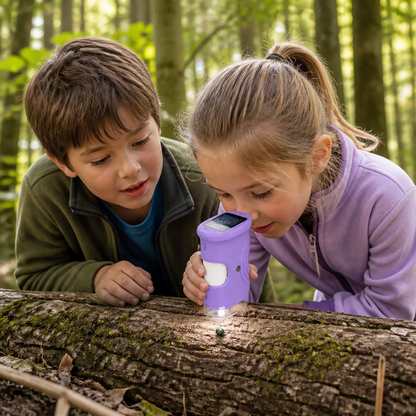 Kids’ 2-in-1 Digital Microscope & Telescope with Photo and Video Camera