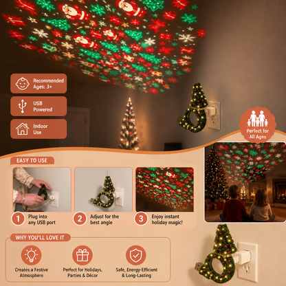 Christmas Tree Projector Lamp