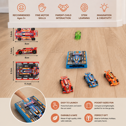 Pocket Size Race Car Launcher Toy