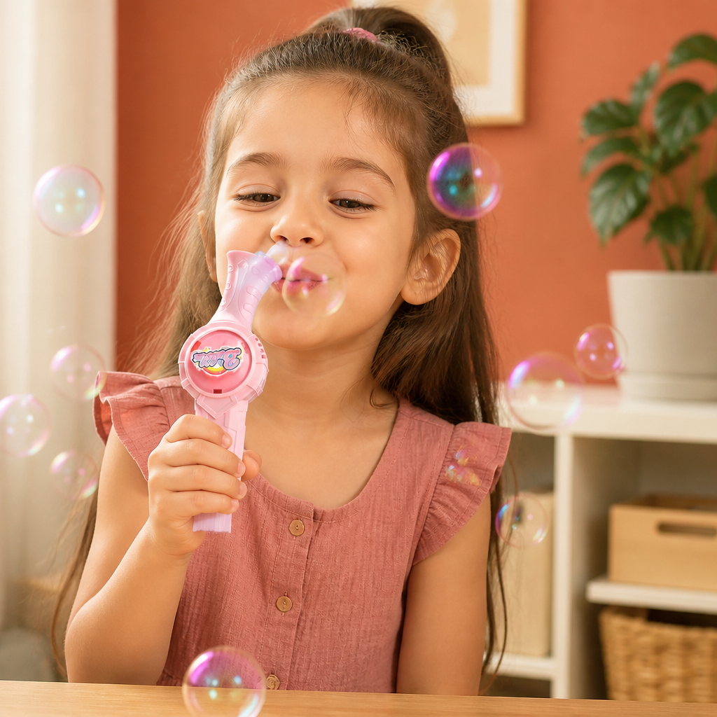Interactive Bubble Ball Racket Toy for Kids