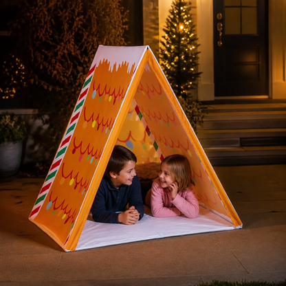 Christmas Gingerbread House Play Tent for Kids
