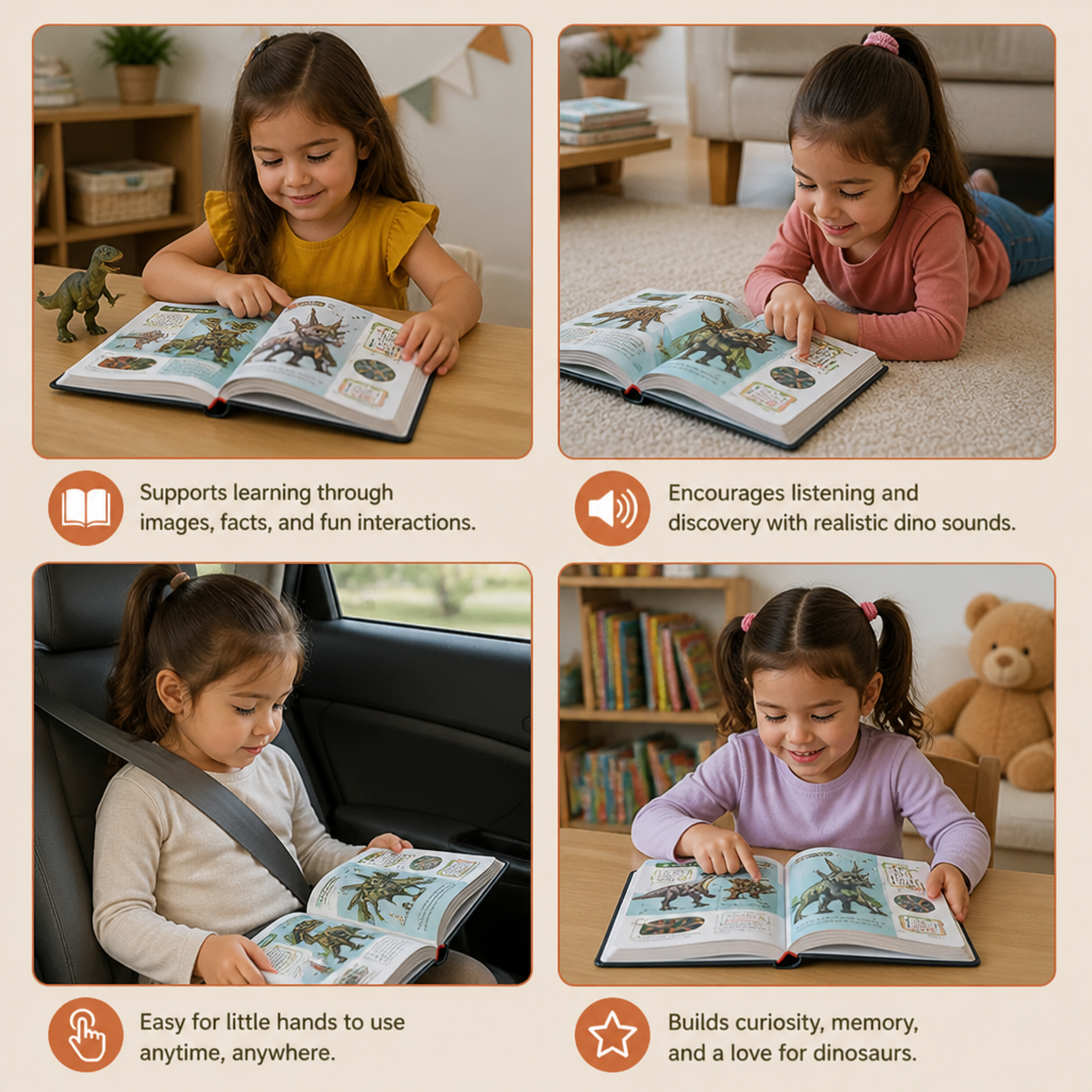 Interactive Talking Dinosaur Encyclopedia Book
