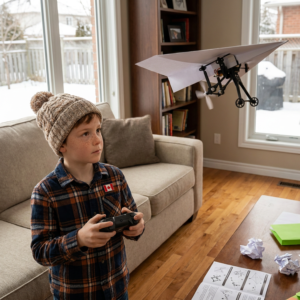 DIY Remote Control Paper Airplane Kit