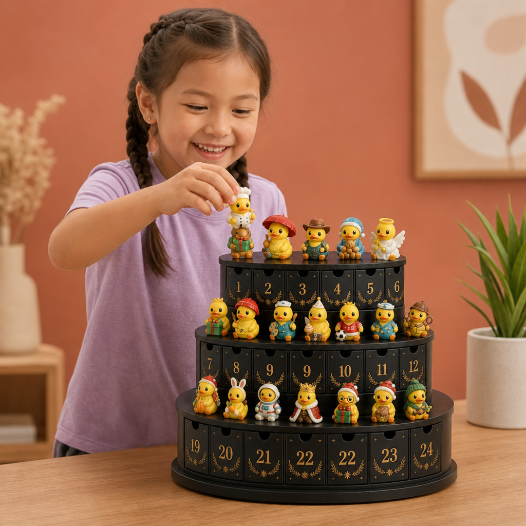 24-Day Magic Duck Advent Calendar with Collectible Mini Figurines