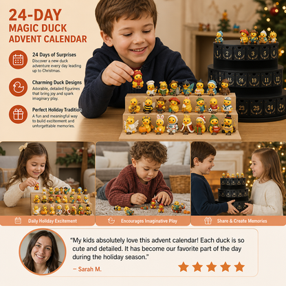 24-Day Magic Duck Advent Calendar with Collectible Mini Figurines