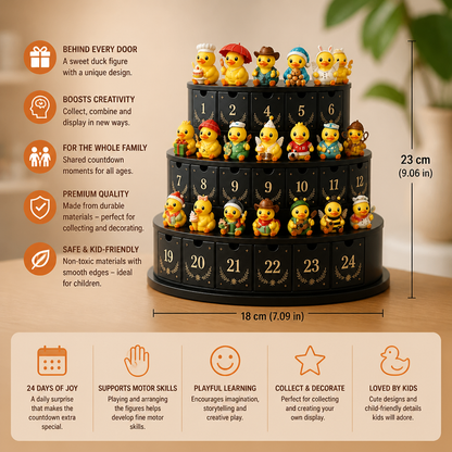 24-Day Magic Duck Advent Calendar with Collectible Mini Figurines