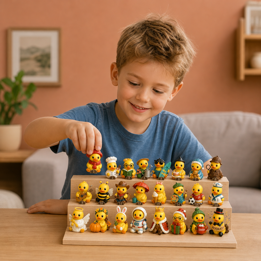 24-Day Magic Duck Advent Calendar with Collectible Mini Figurines