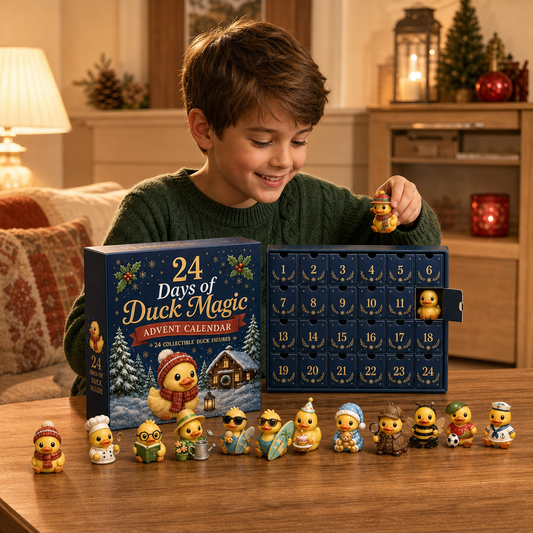 24-Day Magic Duck Advent Calendar with Collectible Mini Figurines