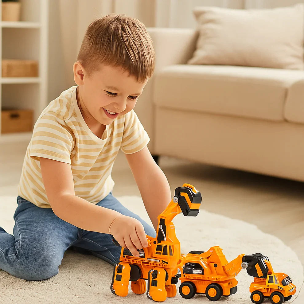 Transforming Dinosaur Cars