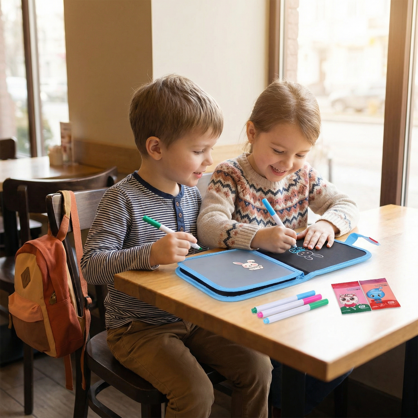 Portable Reusable Coloring Book for Children