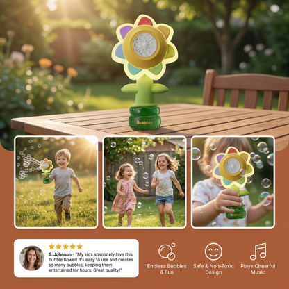 Dancing Soap Bubbles Flower