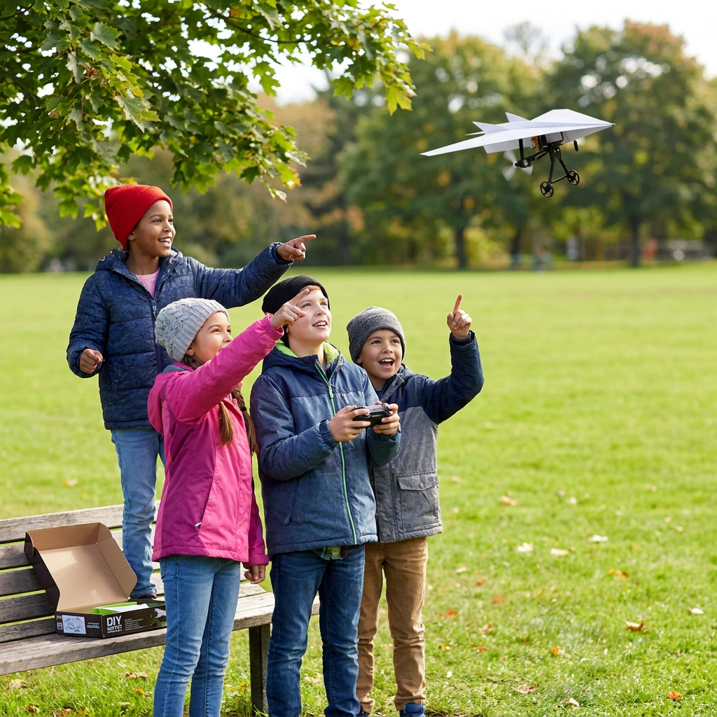 DIY Remote Control Paper Airplane Kit