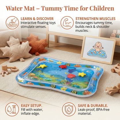 Water Mat – Tummy Time for Children