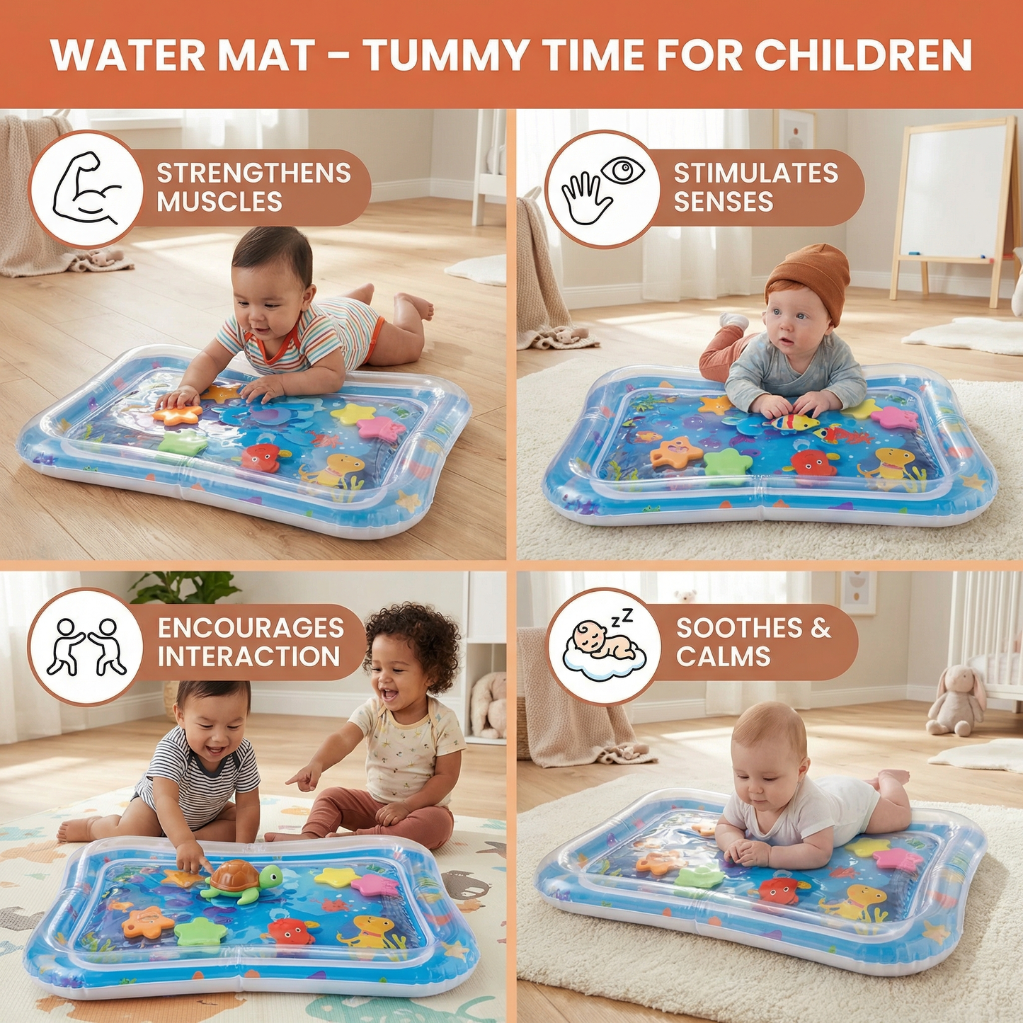 Water Mat – Tummy Time for Children