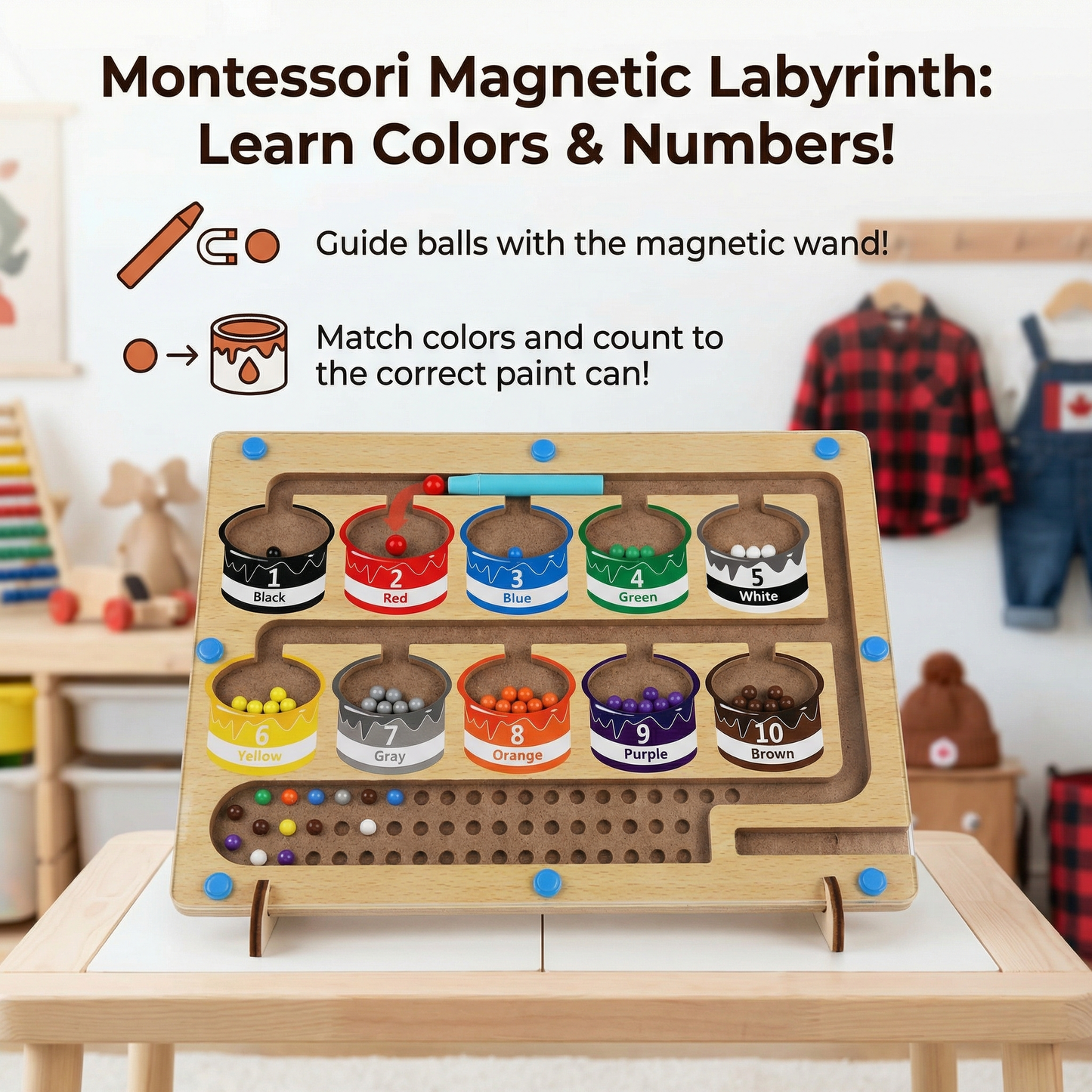 Montessori Magnetic Labyrinth