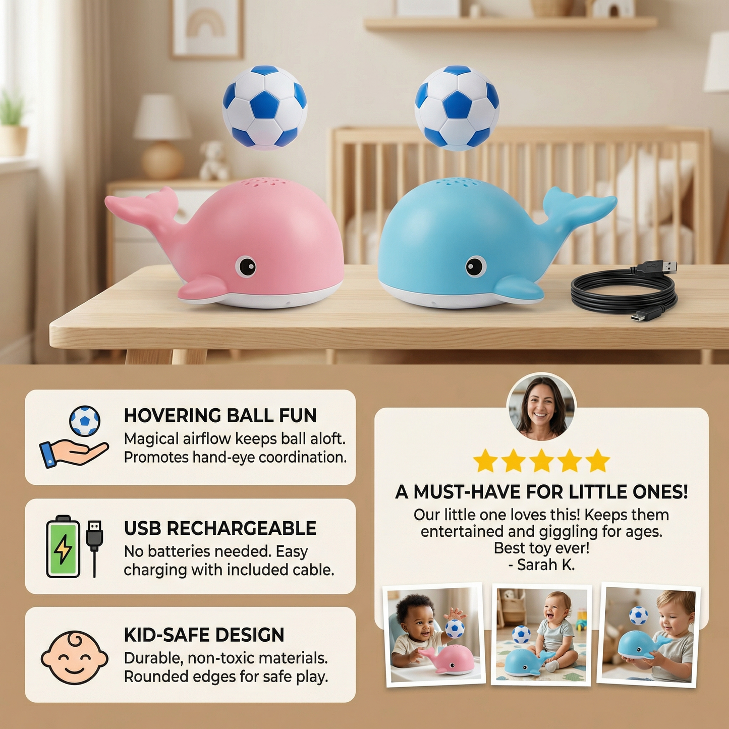 Fun Whale Balloon Toy
