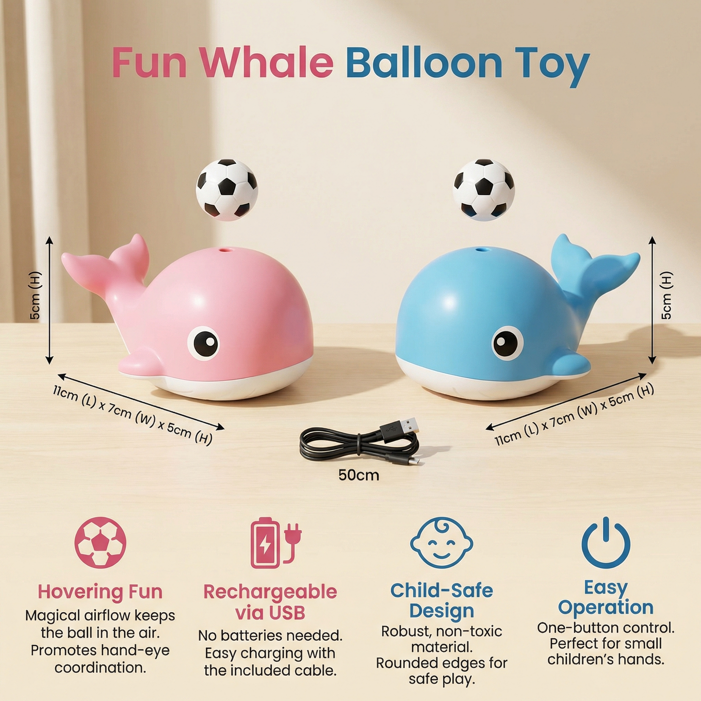 Fun Whale Balloon Toy