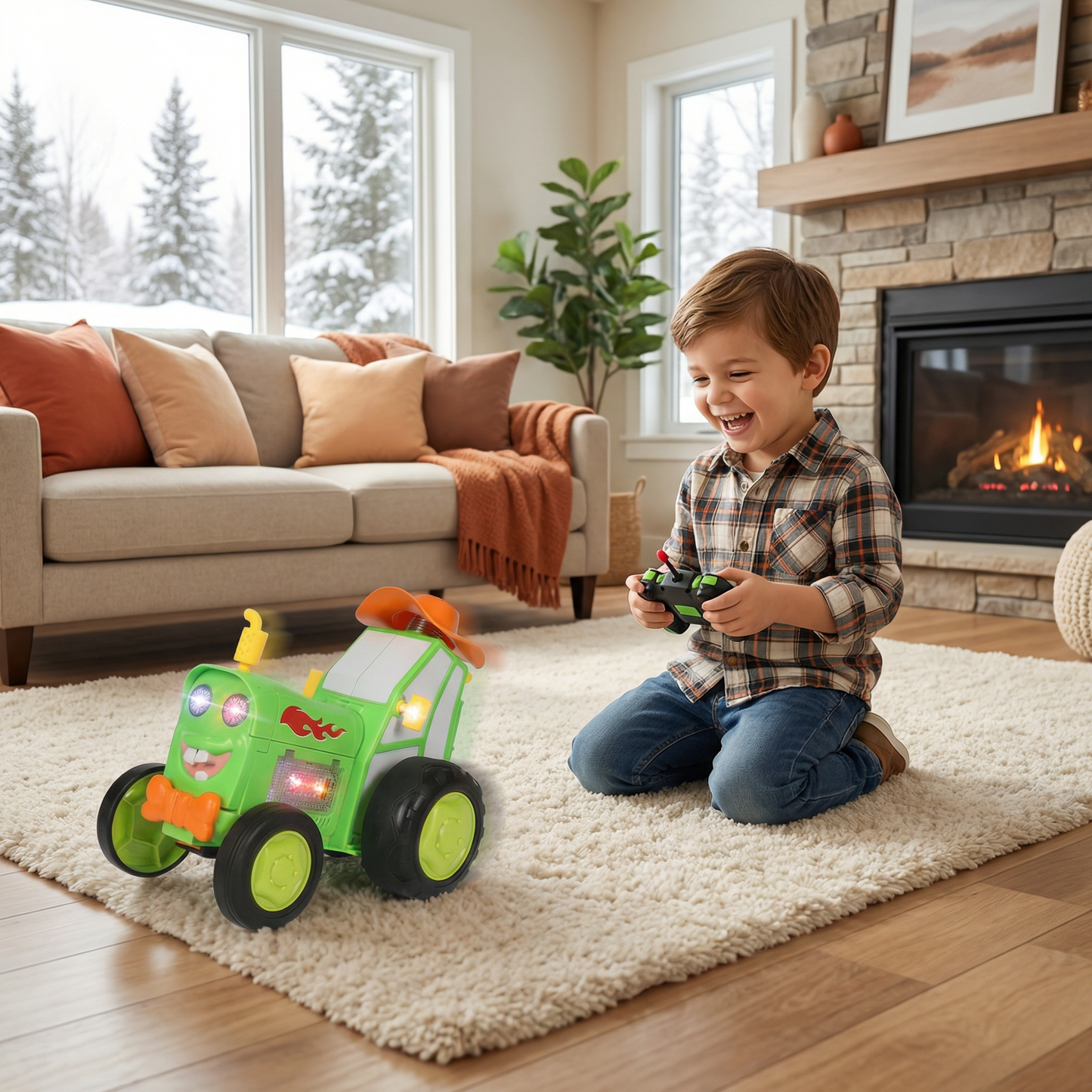 Hobbling Tractor Kids Toy