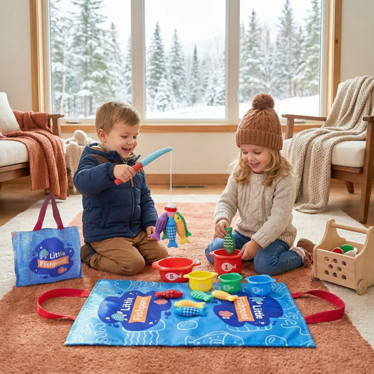 Montessori Plush Fish Pond Children’s Toy