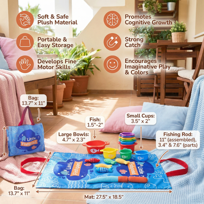Montessori Plush Fish Pond Children’s Toy