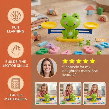 Educational Frog Scale Children's Toy – Math Made Easy!