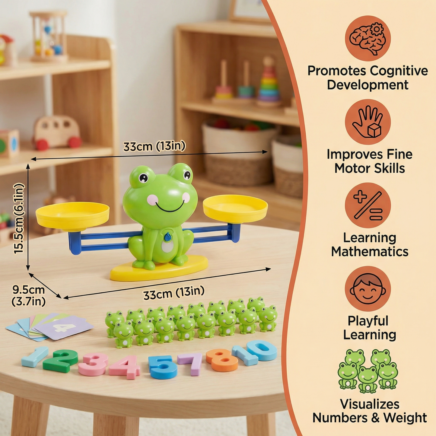 Educational Frog Scale Children's Toy – Math Made Easy!