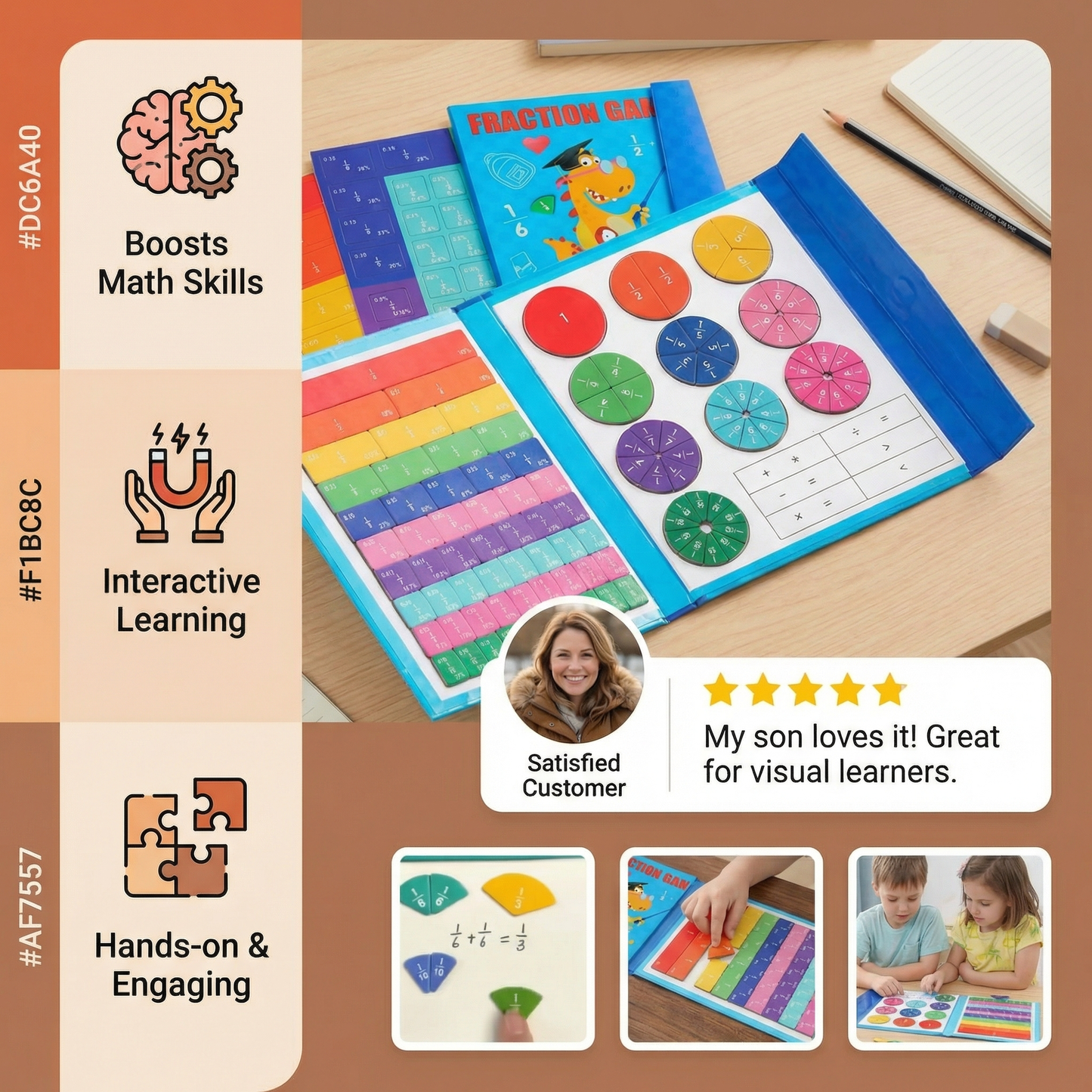 Math Master Magnetic Math Game