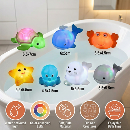 Glowing Bath Animals