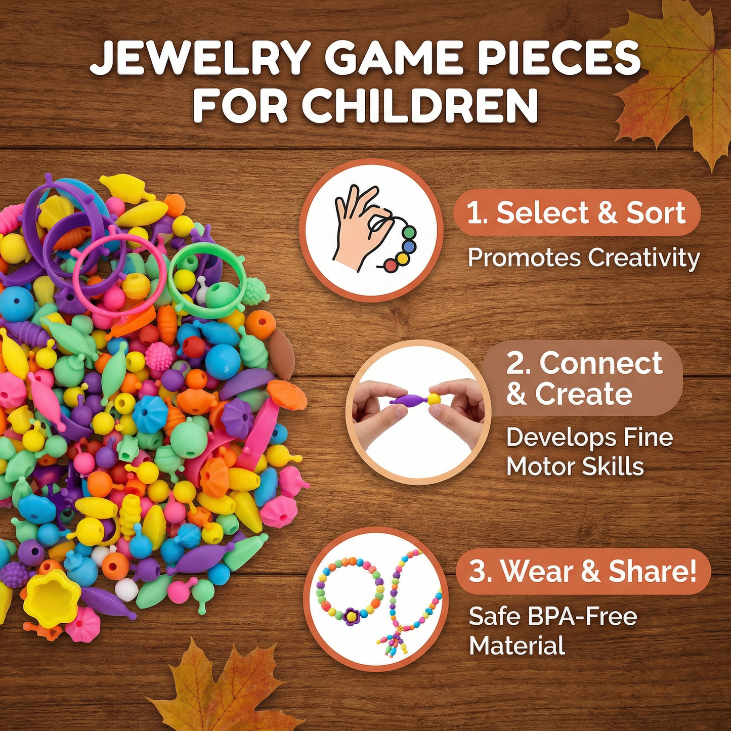 Jewelry Game Pieces for Children